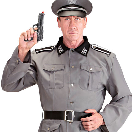 Grå falsk pistol 19 cm