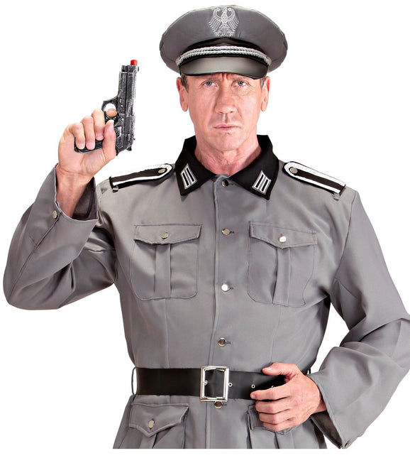 Grå falsk pistol 19 cm