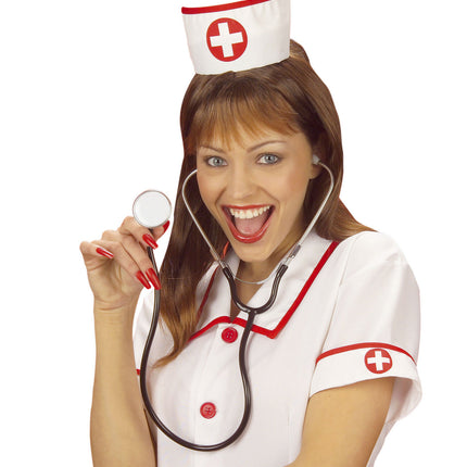 Læge-falsk stetoskop blå