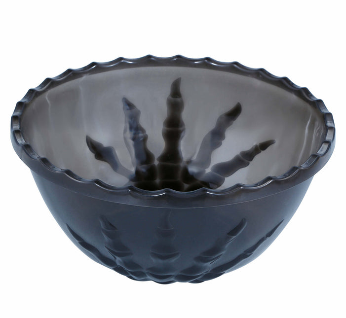 Sort Halloween-borddekoration Skelet-håndskål