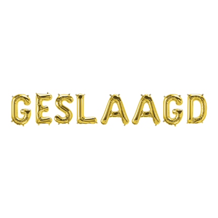 Gyldne balloner i sæt Succesfuld 1,9 m