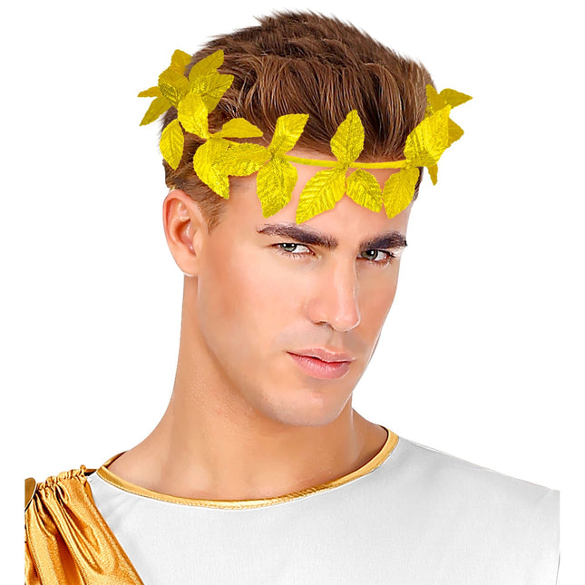 Gyldent pandebånd-guirlande