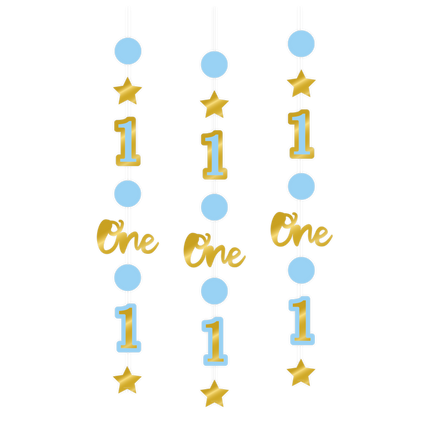 1 års hængende dekoration dreng