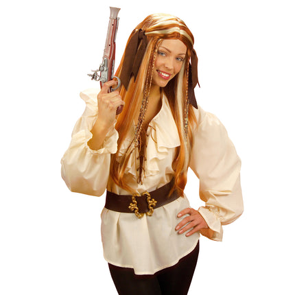 Beige bluse til damer Pirates/Renaissance