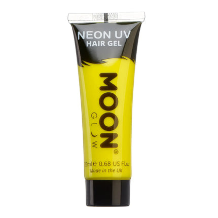 Moon Glow Neon UV Hair Gel Intense Yellow 20 ml