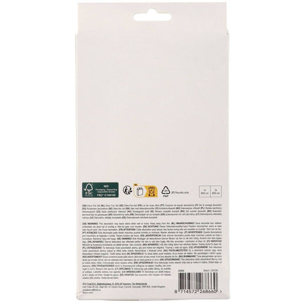 Happy Birthday papirvifter i farver 3 stk