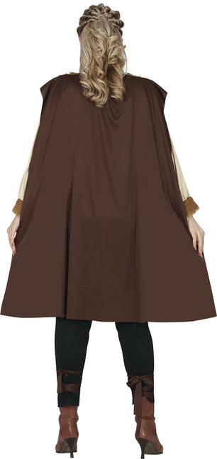 Vikingekostume brune damer