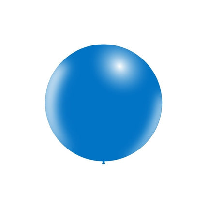 Blå kæmpeballon XL 91 cm
