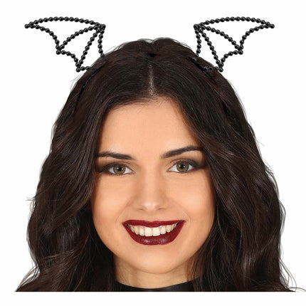 Halloween-hårbånd med flagermus