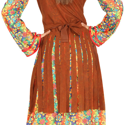 Hippie 60S blomsterkostume til kvinder