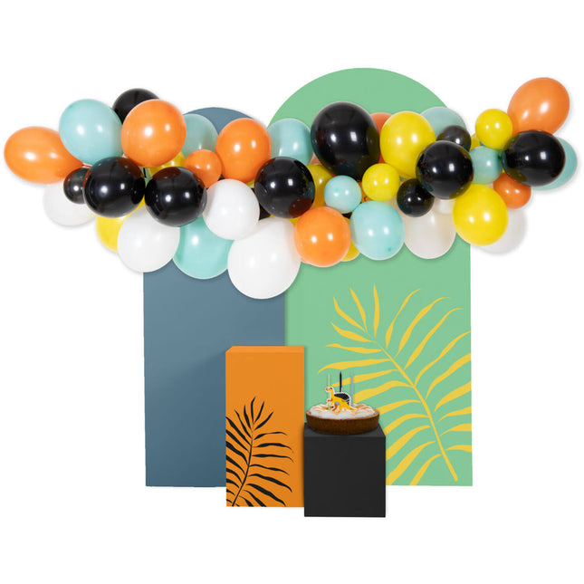 Farvet ballonbue Dino