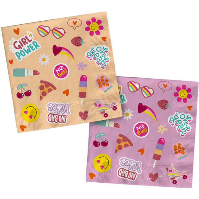 Emoij Servietter 33cm 20stk