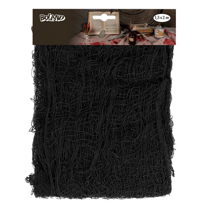 Sort Halloween-kjole 1,83 m