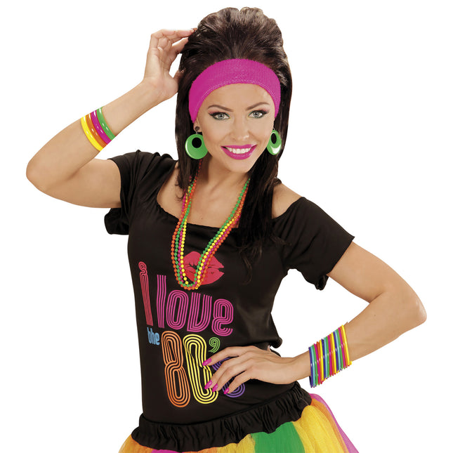 Farvede halskæder 4 stk