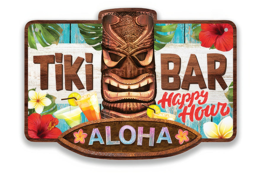 Hawaii tallerken Tiki Bar 35cm