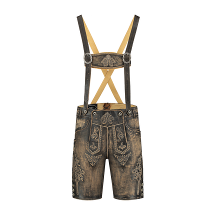 Lederhose Brown Men's Short Antique