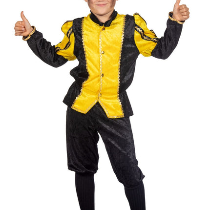 Pietenpak Kind Gul/Sort Luxe