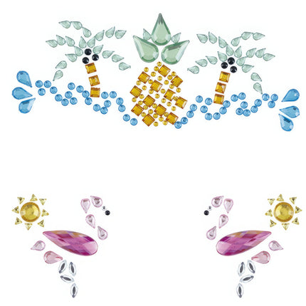 Hawaii Face Stickers