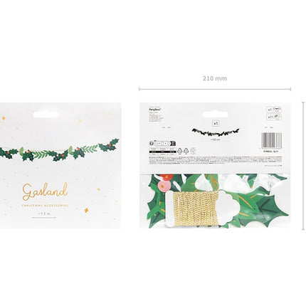 Juleguirlande Holly 1,5 m