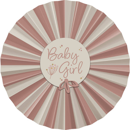 Fødselspapirvifter Babygirl 3 stk