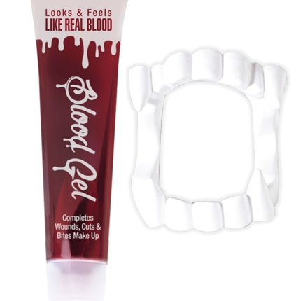 Rør med blod med tænder