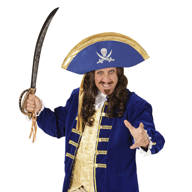 Pirat-falsk sværd 70 cm