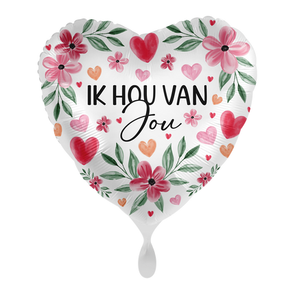 Jeg elsker dig Helium-ballon tom