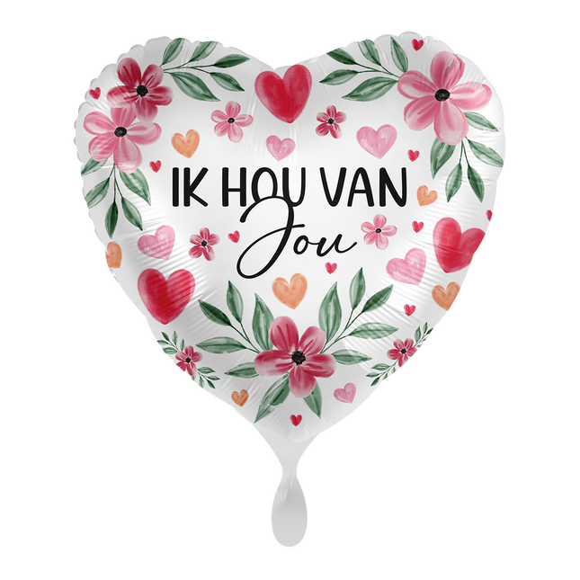 Jeg elsker dig Helium-ballon tom
