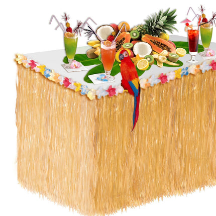 Hawaii bordskørt blomster