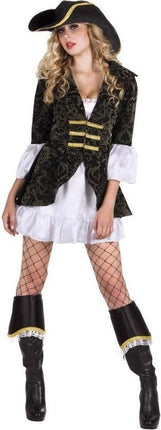 Piratdragt til damer Sort
