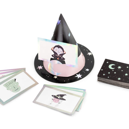 Halloween-kortspil Hvem er jeg 46 brikker