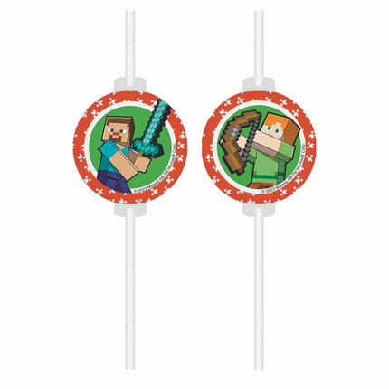 Minecraft sugerør 4 stk