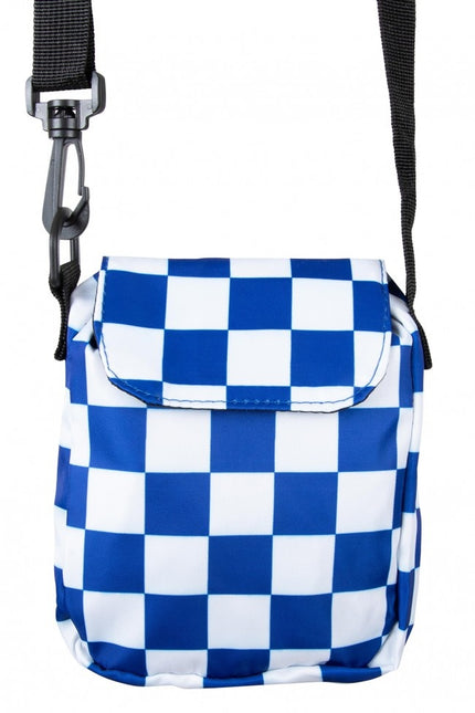 Pung blå/hvid blokeret