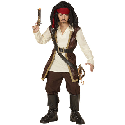 Piratkostume dreng 6 dele