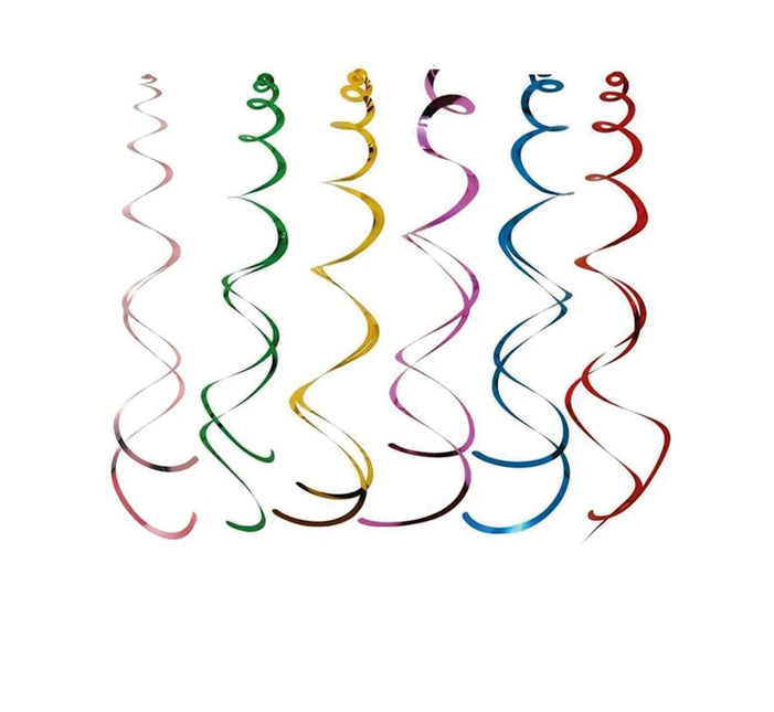 Farvet konfettikanon 30 cm