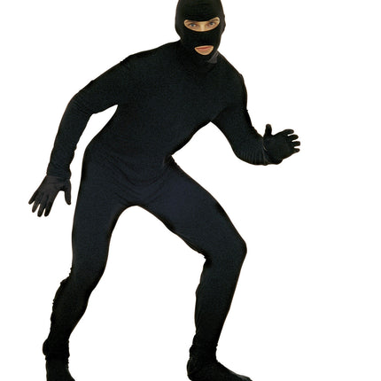 Indbrudstyv med sort hat