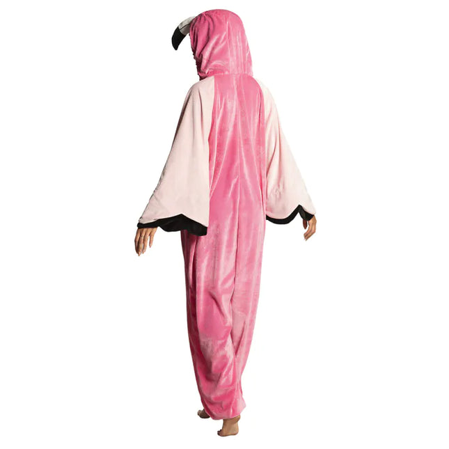Onesie i flamingodragt