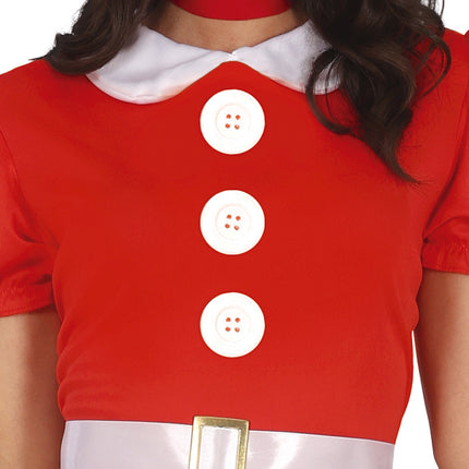 Minnie Mouse Kostume Rød Hvid Dame