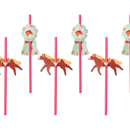 Hestesugerør 19,5 cm 6 stk