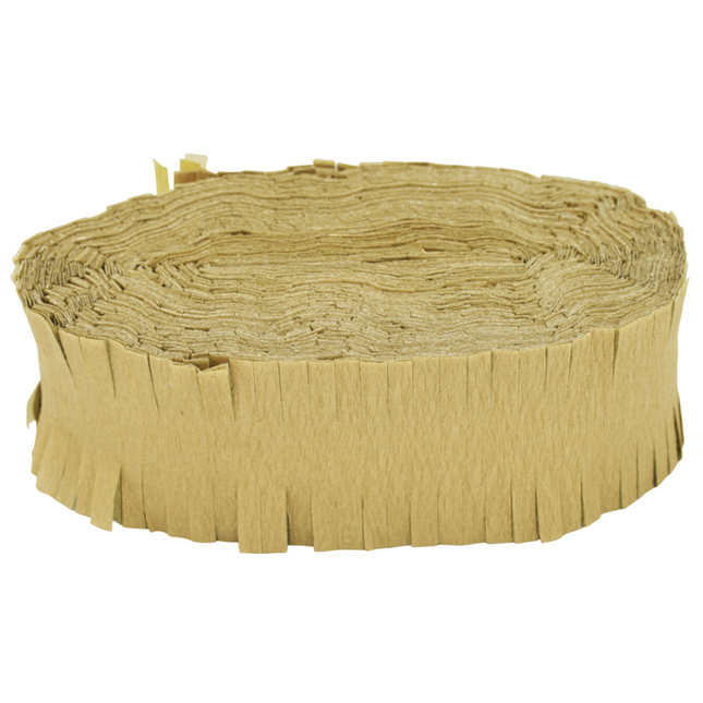 Guirlande guld crepe 24m