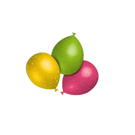 Farvede vandballoner 9 cm 1000 stk