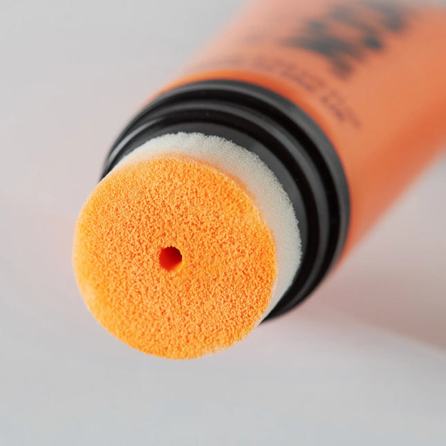 Moon Glow Neon UV Face Paint med svampapplikator Intense Orange 75ml