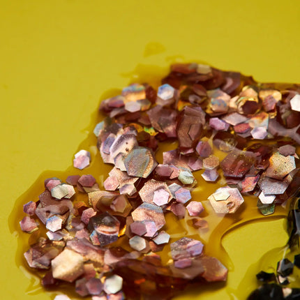 Moon Glitter Holographic Chunky Glitter Gel Rose Gold 12 ml