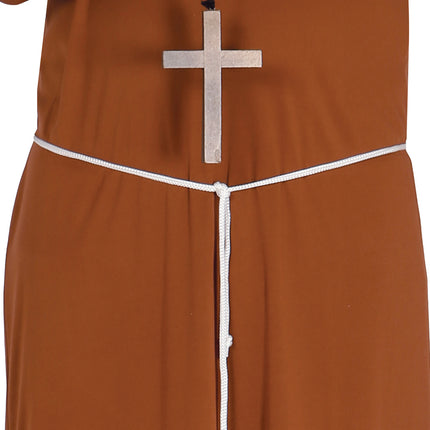 Munk kostume Brun Munk til mænd