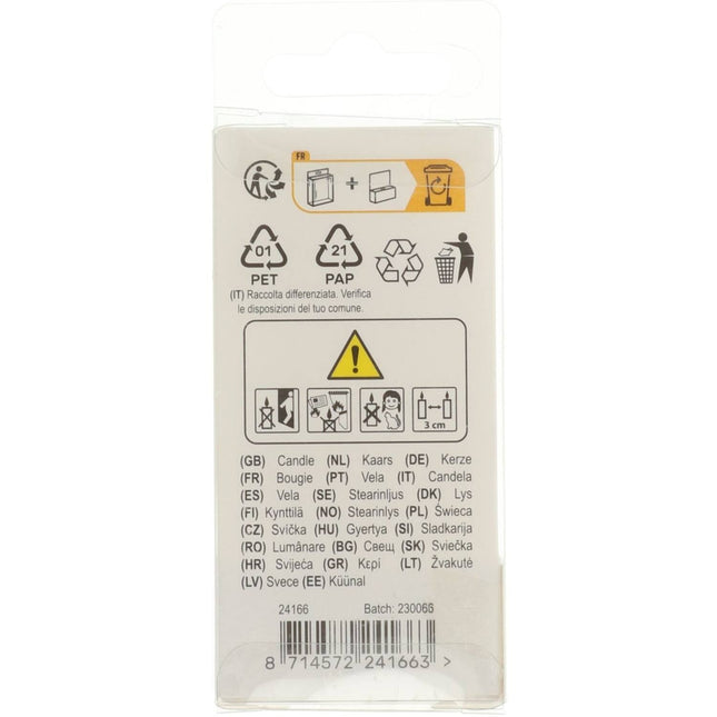 Stearinlys Simply Chic Silver Figur 6