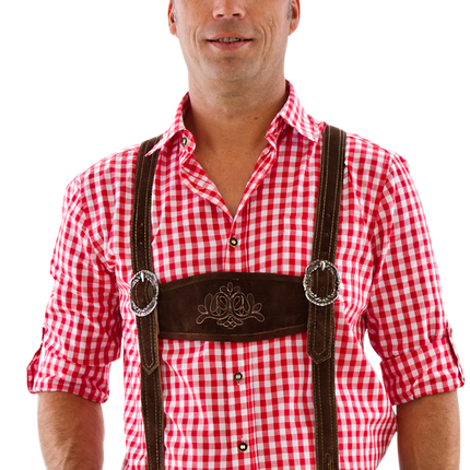 Rød hvid bluse kortærmet Threshold Arm til mænd