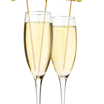 Glasmarkører Happy New Year 12 stk