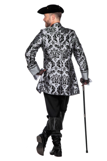 Marquis Kostume Grå Sort Mænd