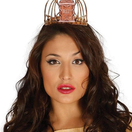 Halloween hårbånd gravsten