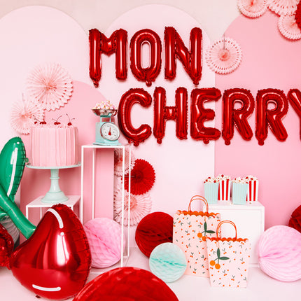 Folieballon bogstav P rød tom 35 cm